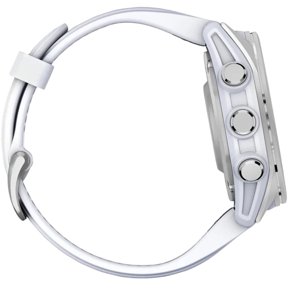 Relógio GPS Garmin Fenix 8 43mm AMOLED 010-02903-00 - Silver/Whitestone 3