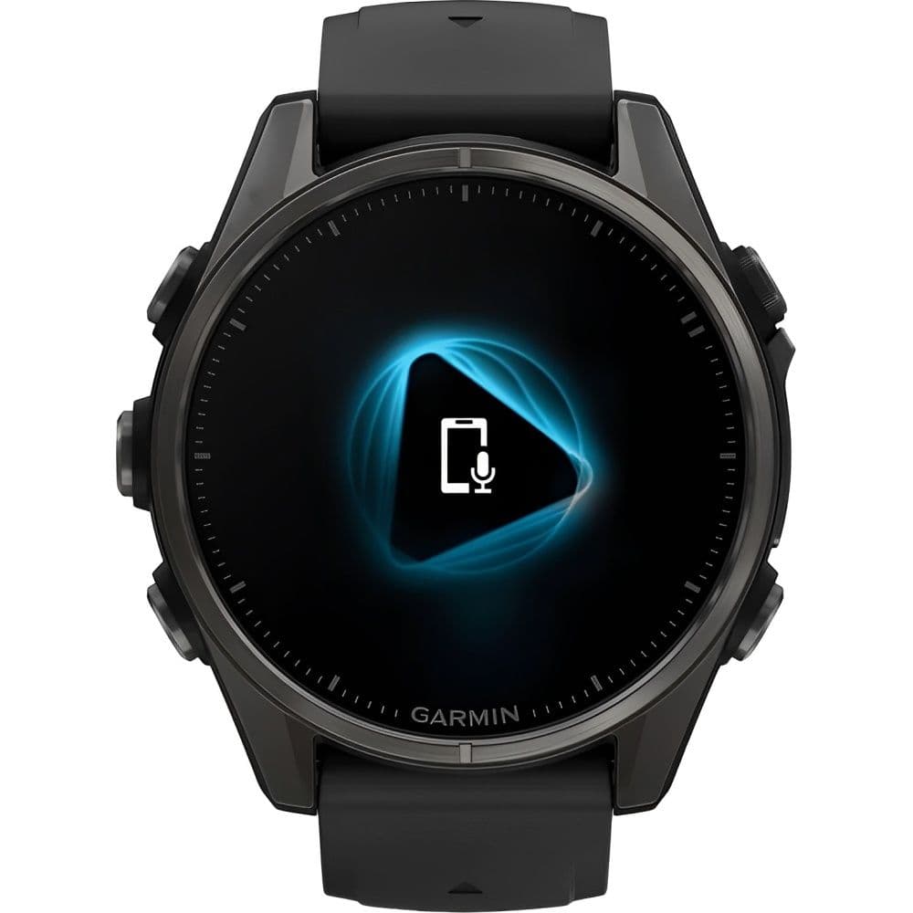 Relógio GPS Garmin Fenix 8 43mm AMOLED Sapphire 010-02903-20 - Titanium Black/Gray 2
