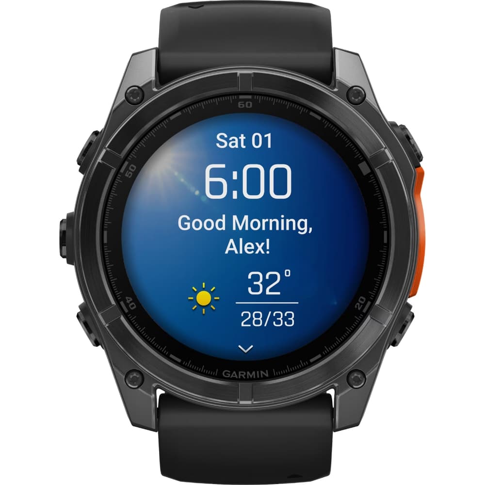 Relógio GPS Garmin Fenix 8 51mm AMOLED - Slate Gray/Black (010-02905-00) 2