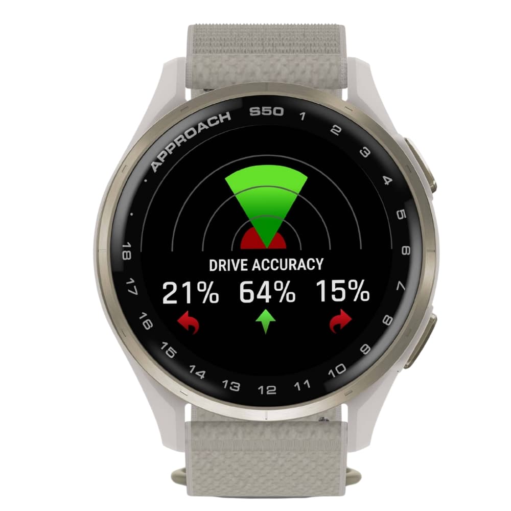 Relógio GPS Garmin Approach S50 - Cream Gold/Ivory (010-03010-01) 2