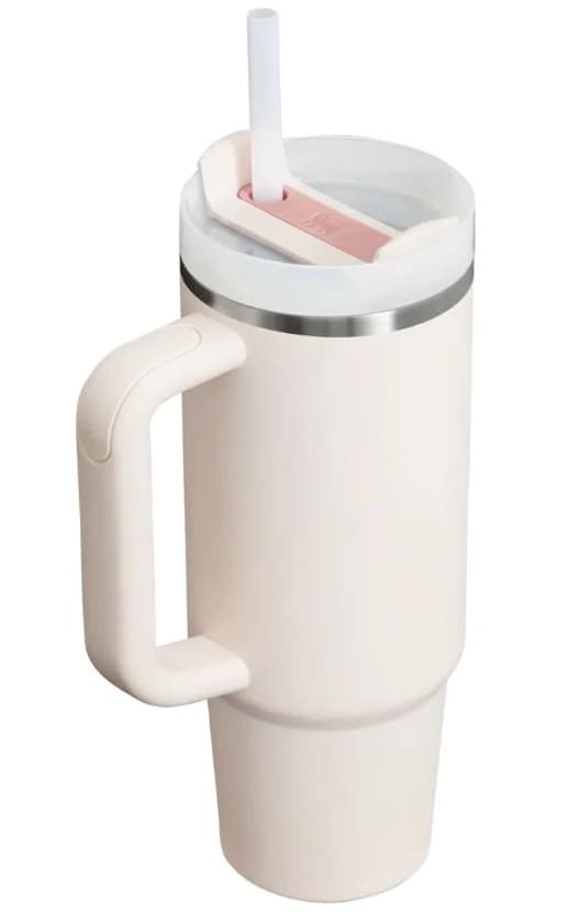 Copo Térmico Stanley The Quencher H2.0 FlowState Tumbler 887mL - Rose Quartz 2