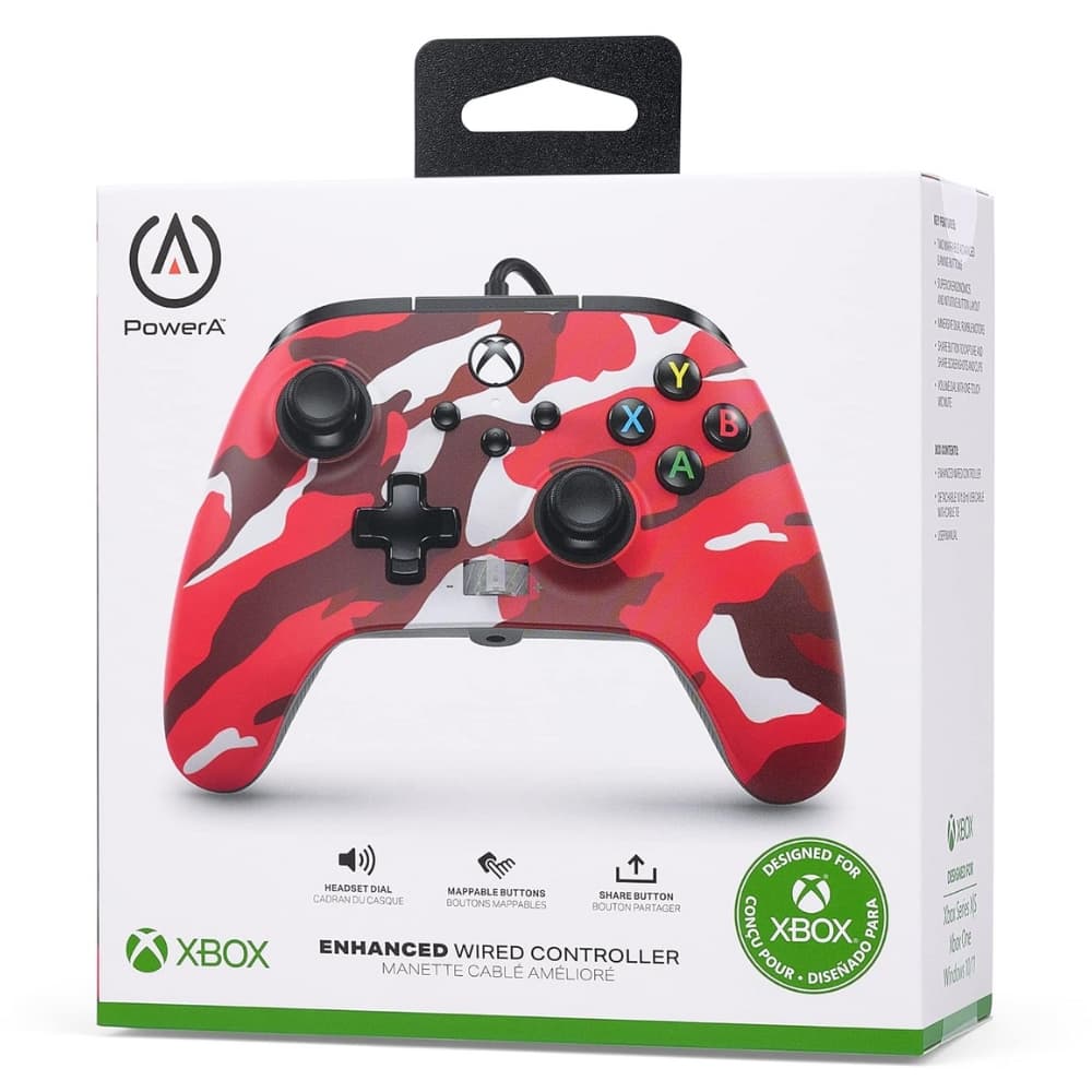 Controle PowerA Xbox Series X/S - Red Camo (1525942-01) 6