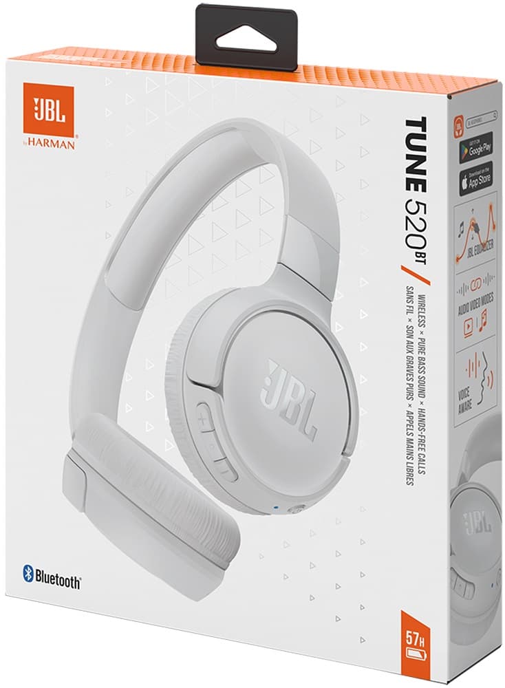 Fone De Ouvido JBL Tune 520BT Bluetooth - White 4