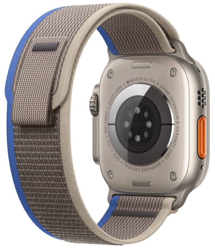 Apple Watch Ultra MQF33LL/A 49mm (GPS + Celular) - Titanium/Blue/Gray 3