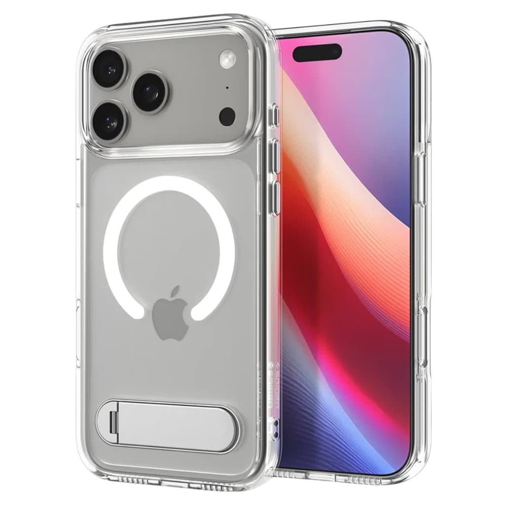 Capa Spigen iPhone 17 Pro Max Slim Armor Essential S MagFit ACS09605 - Clear White 2