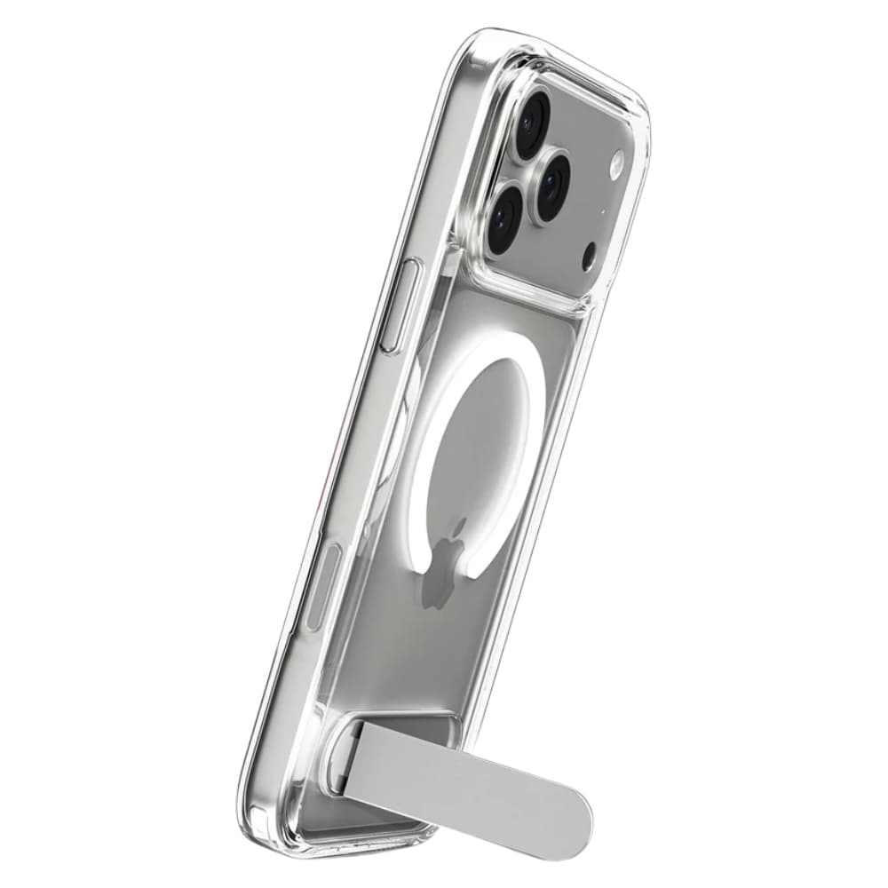 Capa Spigen iPhone 17 Pro Max Slim Armor Essential S MagFit ACS09605 - Clear White 4