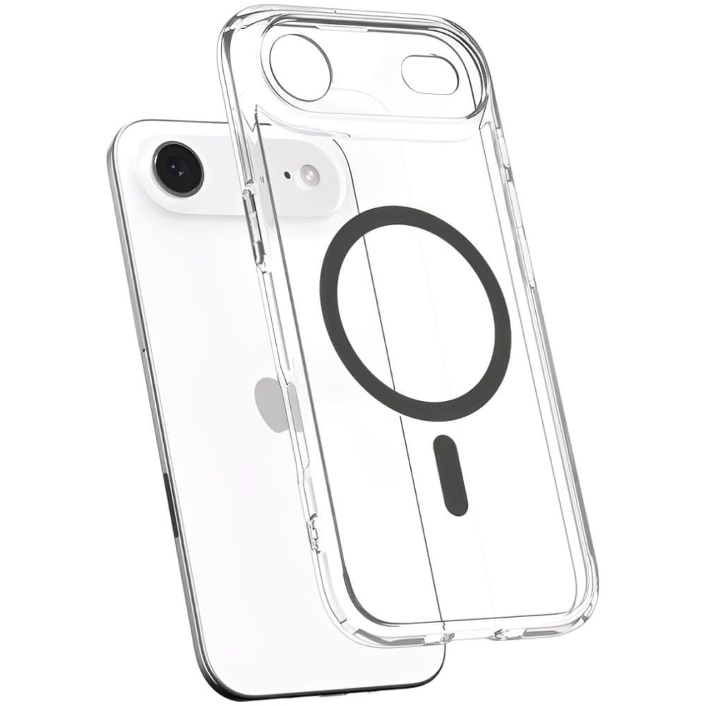 Capa Spigen iPhone Air Crystal Hybrid MagFit ACS09617 - Clear Graphite 2