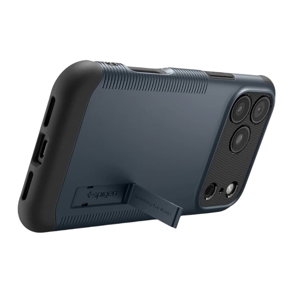 Capa Spigen iPhone 17 Pro Slim Armor MagFit ACS09634 - Metal Slate 3