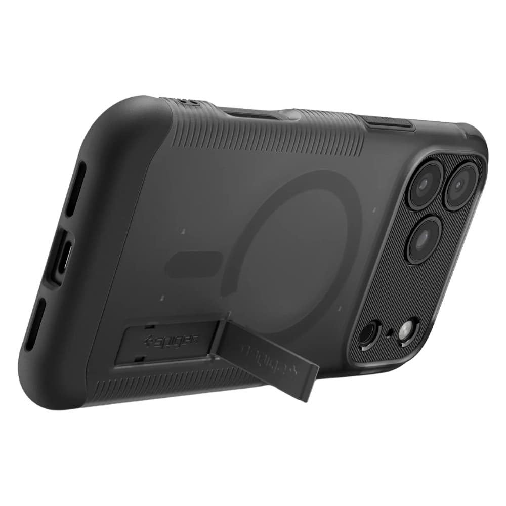 Capa Spigen iPhone 17 Pro Max Slim Armor MagFit ACS09674 - Frost Black 2