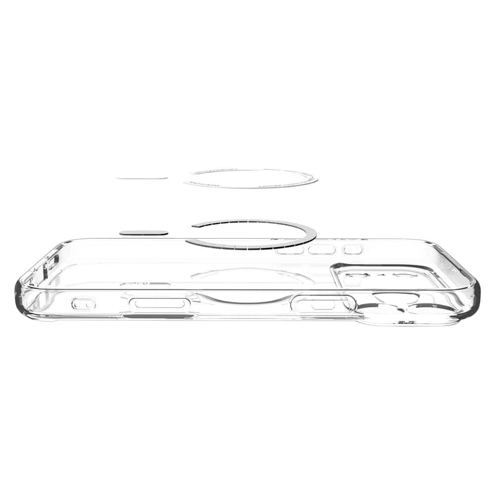 Capa Spigen iPhone 17 Pro Max Ultra Hybrid Pack MagFit ACS09896 - Clear White 4