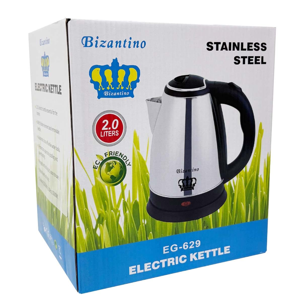 Chaleira Elétrica Bizantino EG-629 1500W 2L 220V - Inox 2