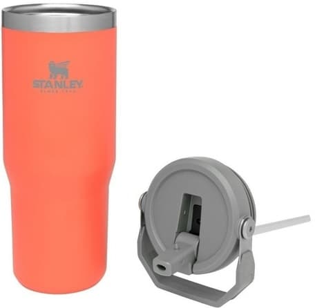 Garrafa Térmica Stanley Classic The IceFlow Flip Straw Tumbler 887mL - Guava 3
