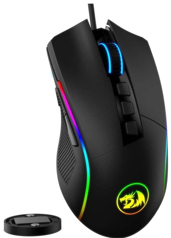 Mouse Gaming Redragon M721-PRO Lonewolf2 - Black  2
