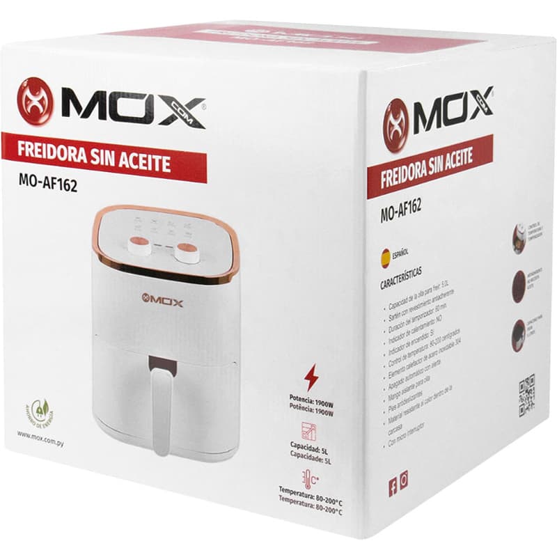 Air Fryer Mox MO-AF162 5L 1900W 110V - White 4