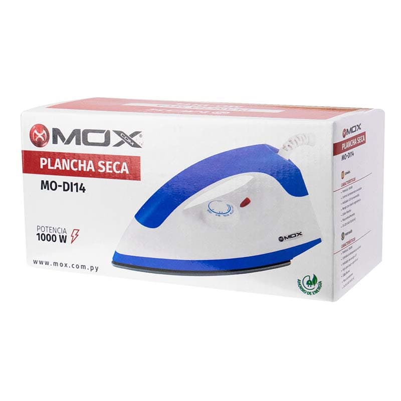 Ferro de Passar a Seco Mox MO-DI14 1000W 220V - Blue/White 3