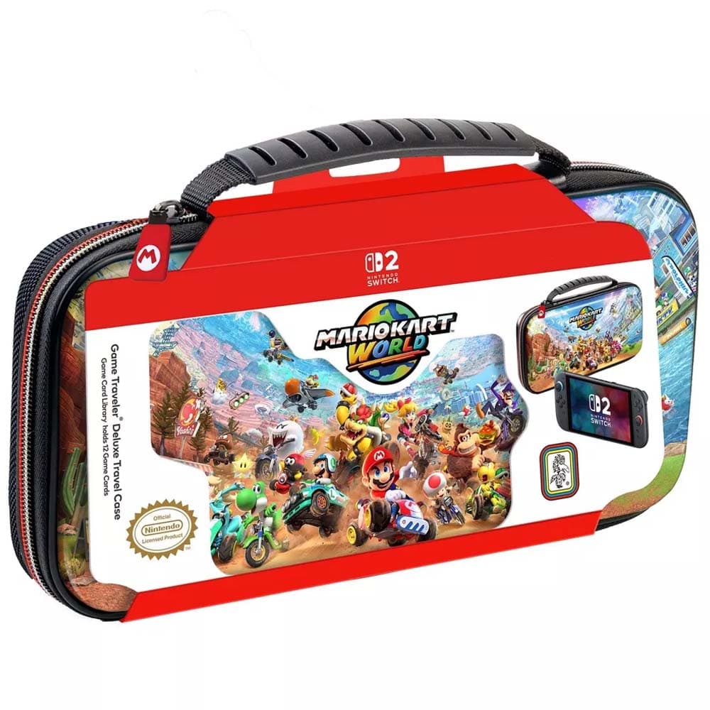 Estojo RDS para Nintendo Switch 2 Game Traveler Deluxe - Mario Kart World (NS212MKW) 4