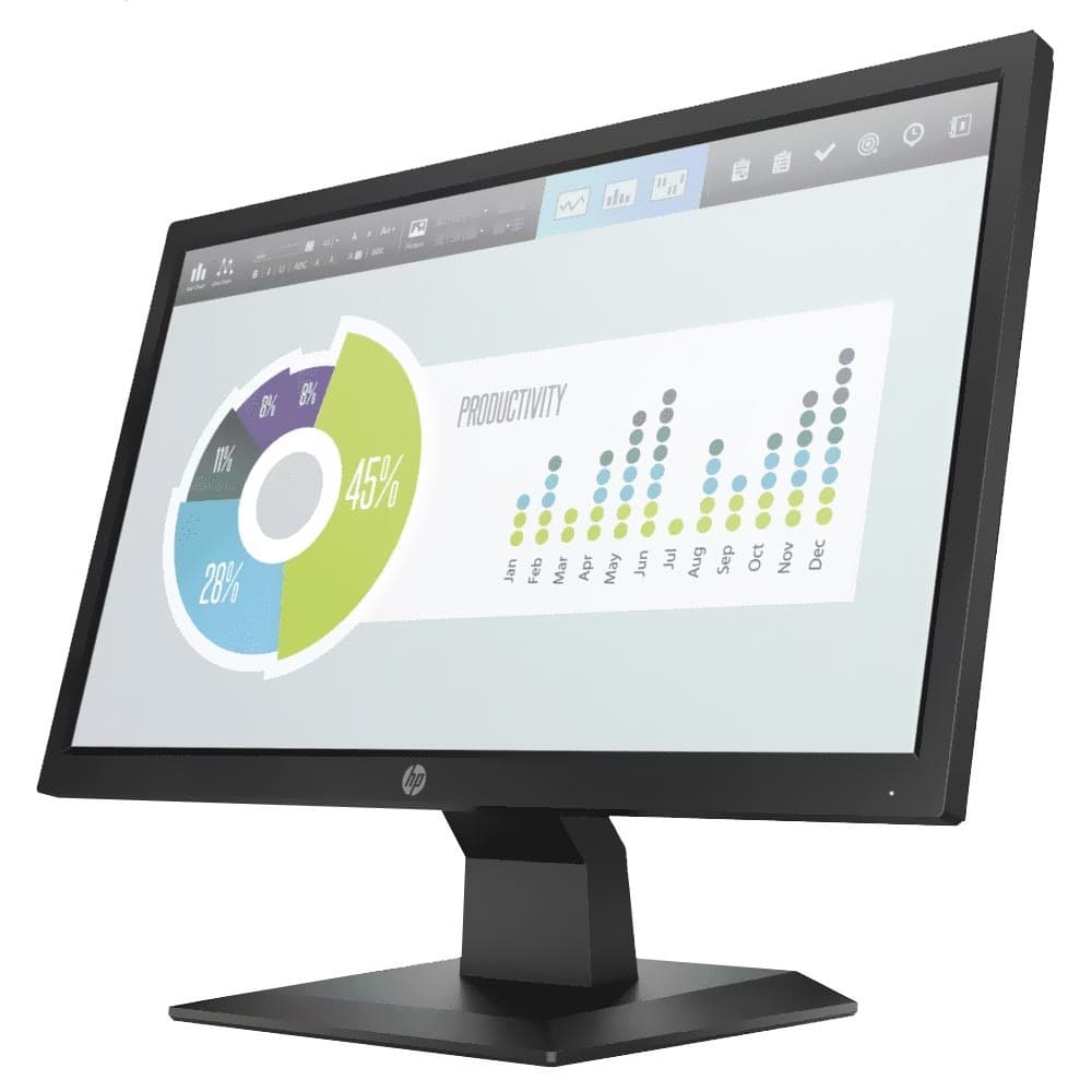 Monitor LED HP 19.5" P204V HD - Black 2
