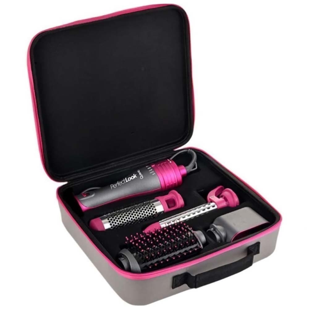 Kit Escova Secadora Quanta PerfectLook QTKCS7001 1300W (2V) + Chaleira Krab KB2L 1500W 2L (220V) 3