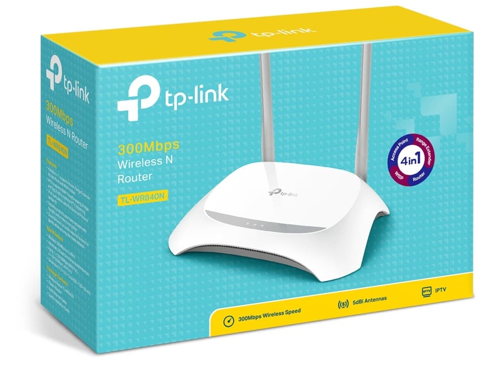 Router TP-Link TL-WR840N BR 2.4GHz-300Mbps - White 3
