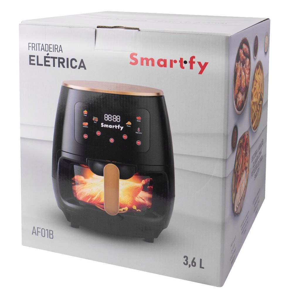 Air Fryer Smartfy AF01B 900W 3.6L 110V - Black 4