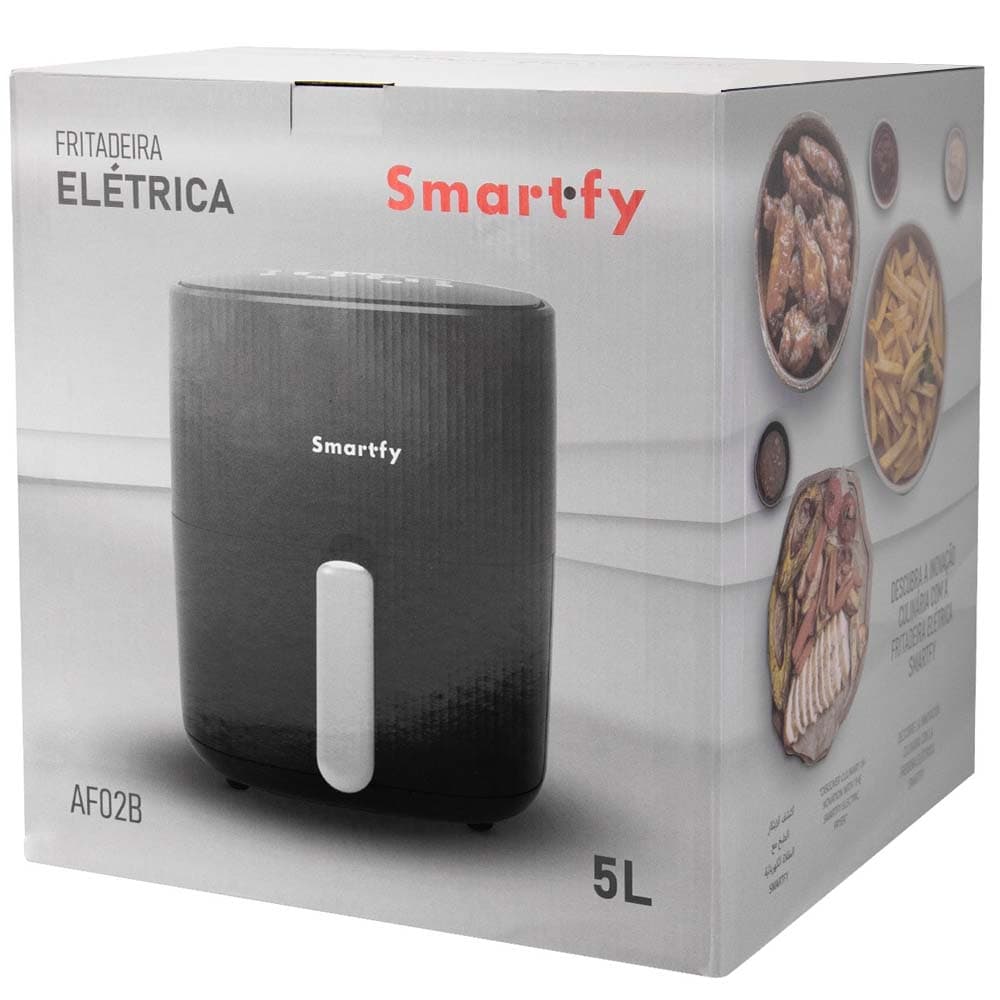 Air Fryer Smartfy AF02B 1500W 5L 220V - Black 4
