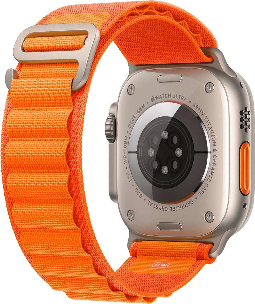 Apple Watch Ultra MQEU3LL/A 49mm (GPS + Celular) - Titanium/Orange Alpine 3