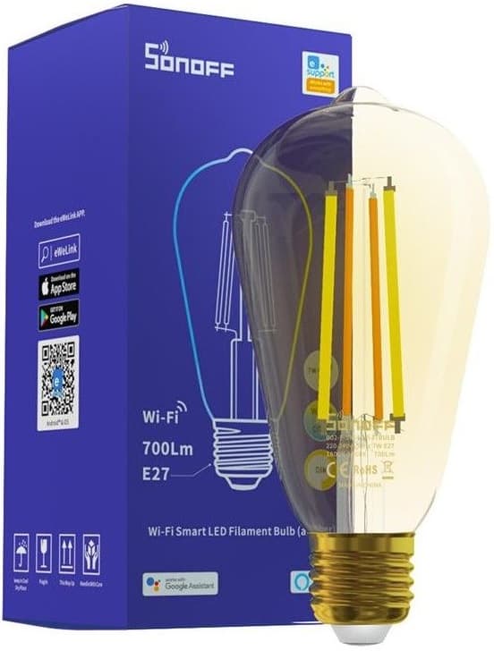 Lâmpada Smart  Sonoff B02-F-ST64 Alexa 7W Wi-Fi 220-240V 2