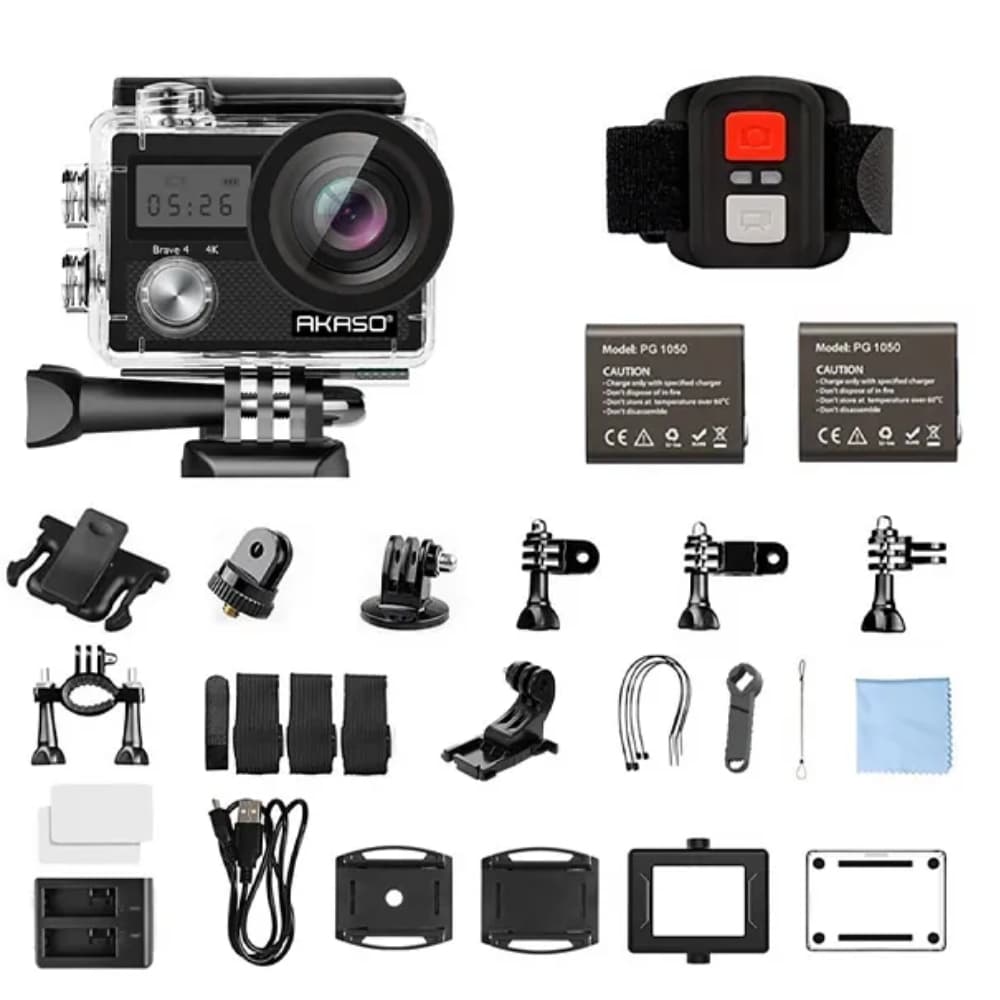 Câmera de Açao Akaso Brave 4 20MP 4K Wi-Fi - Black 4