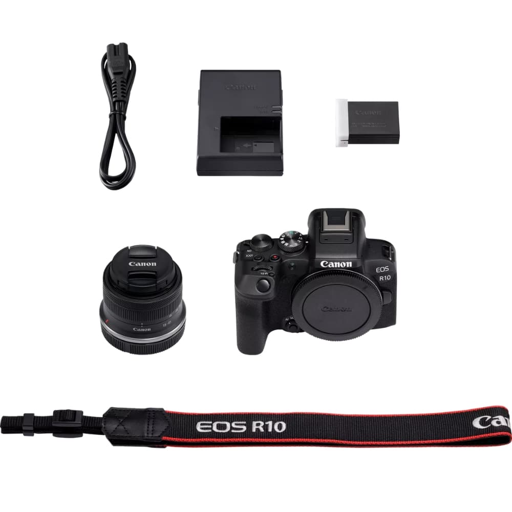 Câmera Digital Canon EOS R10 RF-S 18-45mm F4.5-6.3 IS STM Kit - Black 11