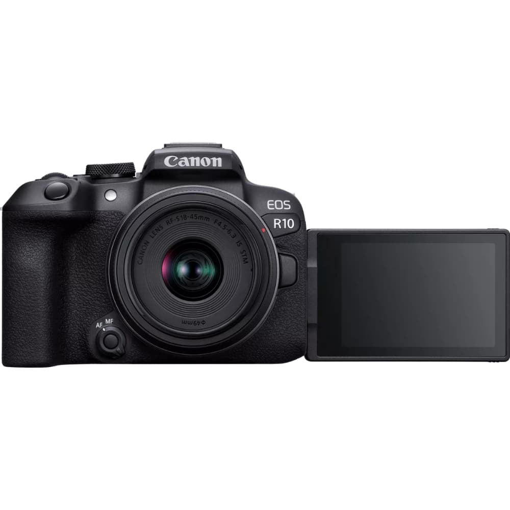 Câmera Digital Canon EOS R10 RF-S 18-45mm F4.5-6.3 IS STM Kit - Black 4