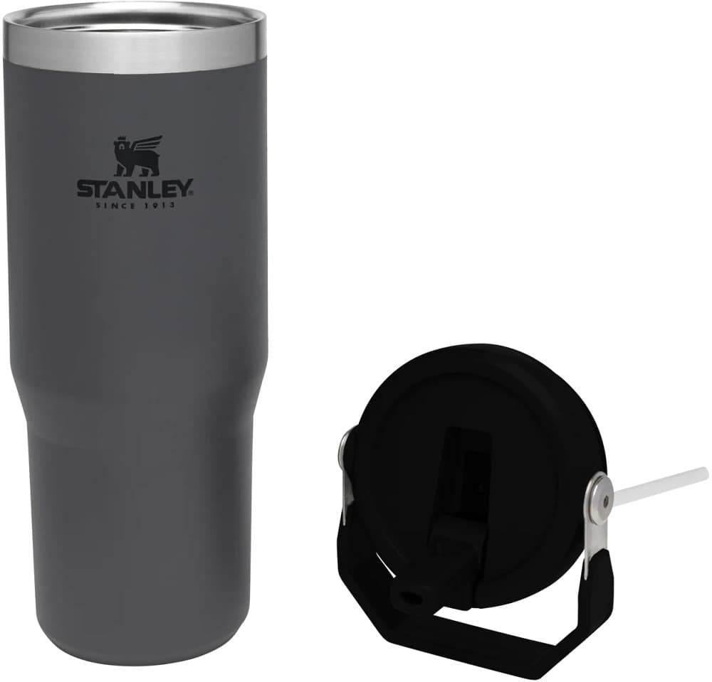 Garrafa Térmica Stanley Classic The IceFlow Flip Straw Tumbler 887mL - Charcoal 3