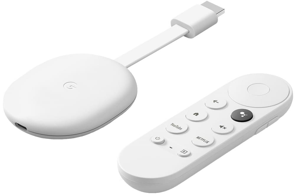 Google Chromecast with Google TV GA01919-US 4K - White 3