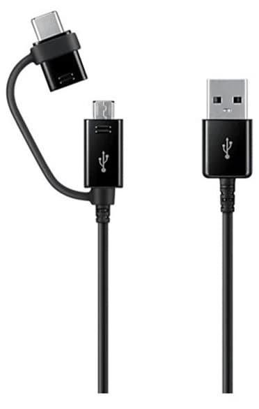 Carregador USB Samsung para auto + Combo Cable EP-L1100WBEGWW 15W - Preto 2
