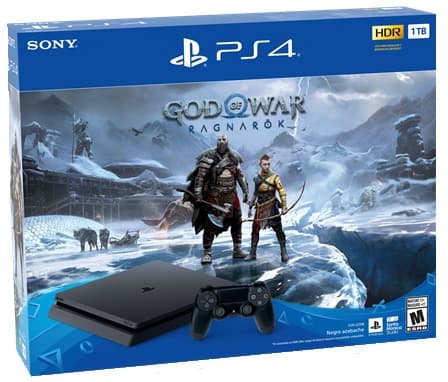 Console Sony PlayStation 4 CUH-2215B 1TB God of War Ragnarok - Jet Black 5