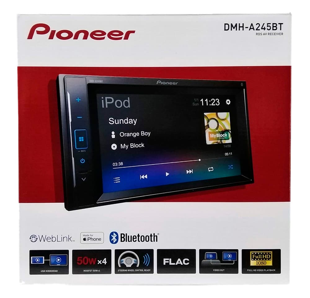 Toca DVD Pioneer DMH-A245BT 6.2" Touch 3