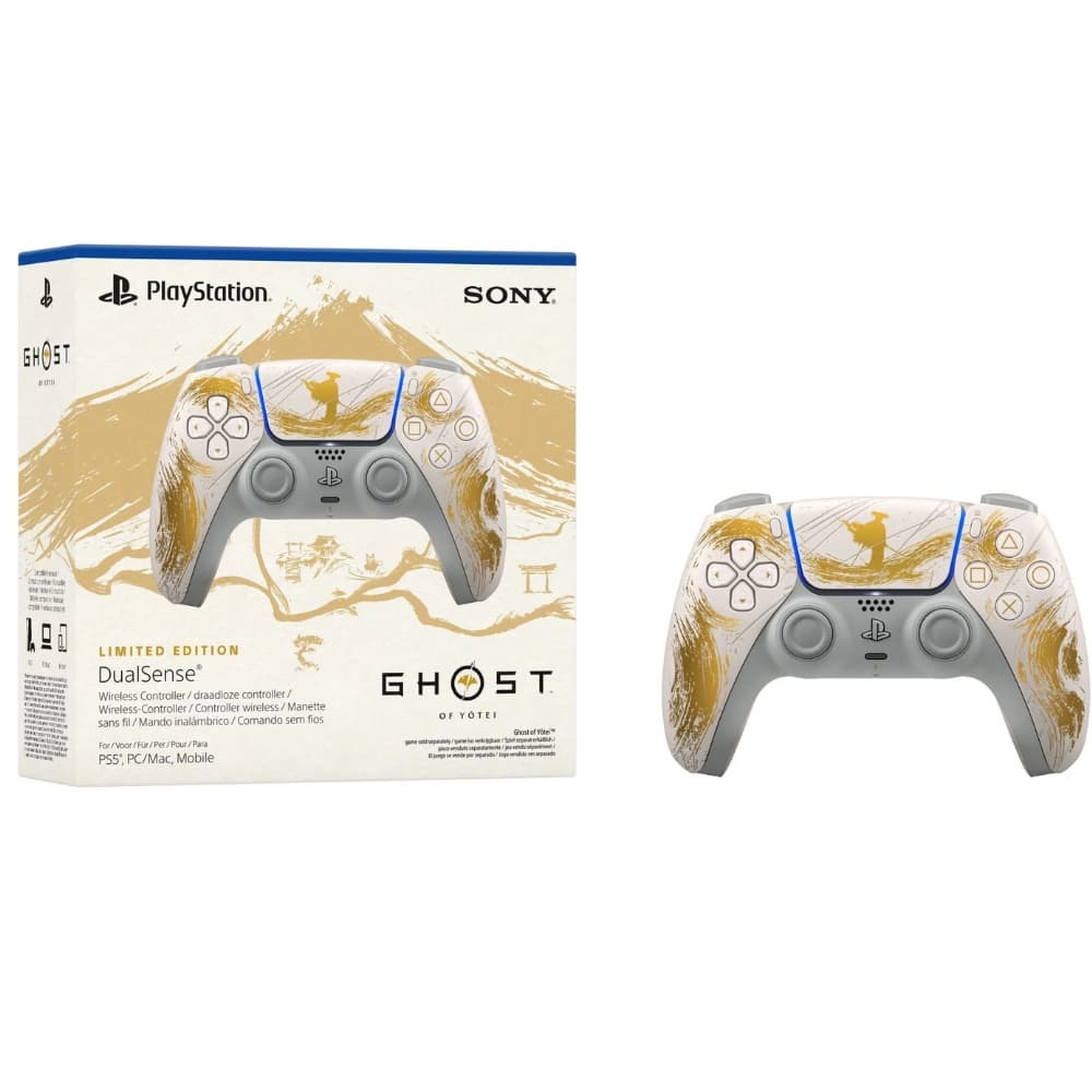Controle Sony Dualsense para PlayStation 5 CFI-ZCT1W - Ghost of Yōtei Gold Limited Edition 6