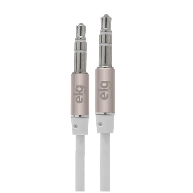 Cabo Auxiliar ELG ECAUX1 3.5mm (1.25m) Branco 2