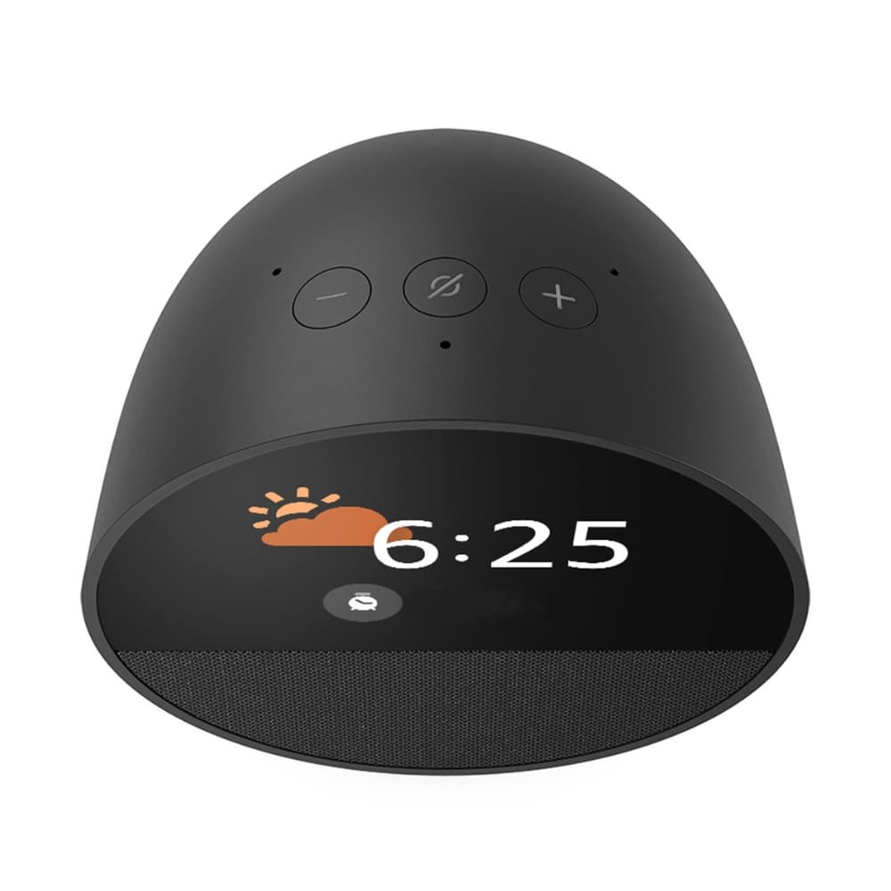 Speaker Smart Amazon Echo Spot Clock with Alexa - Black 3