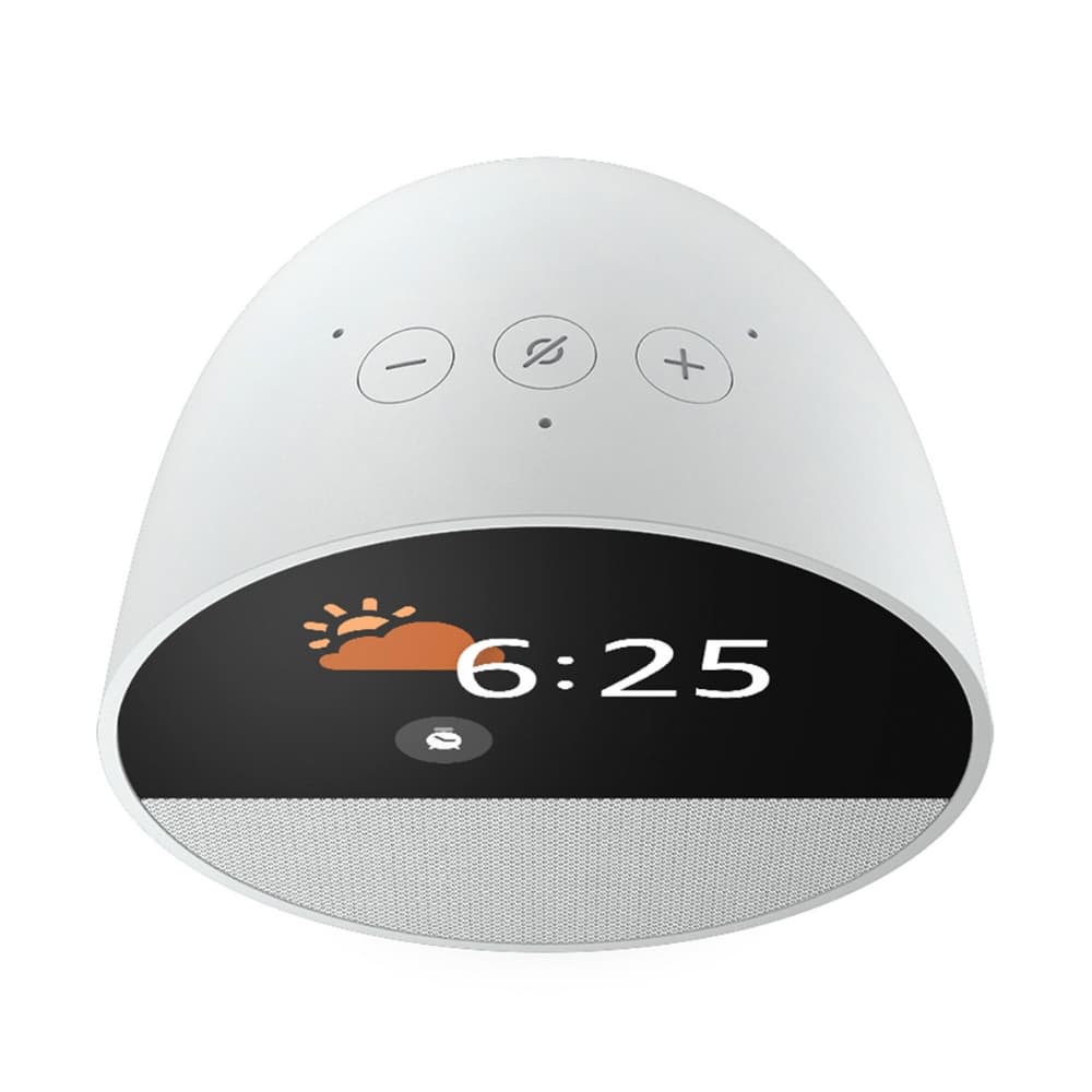 Speaker Smart Amazon Echo Spot Clock with Alexa - White 3