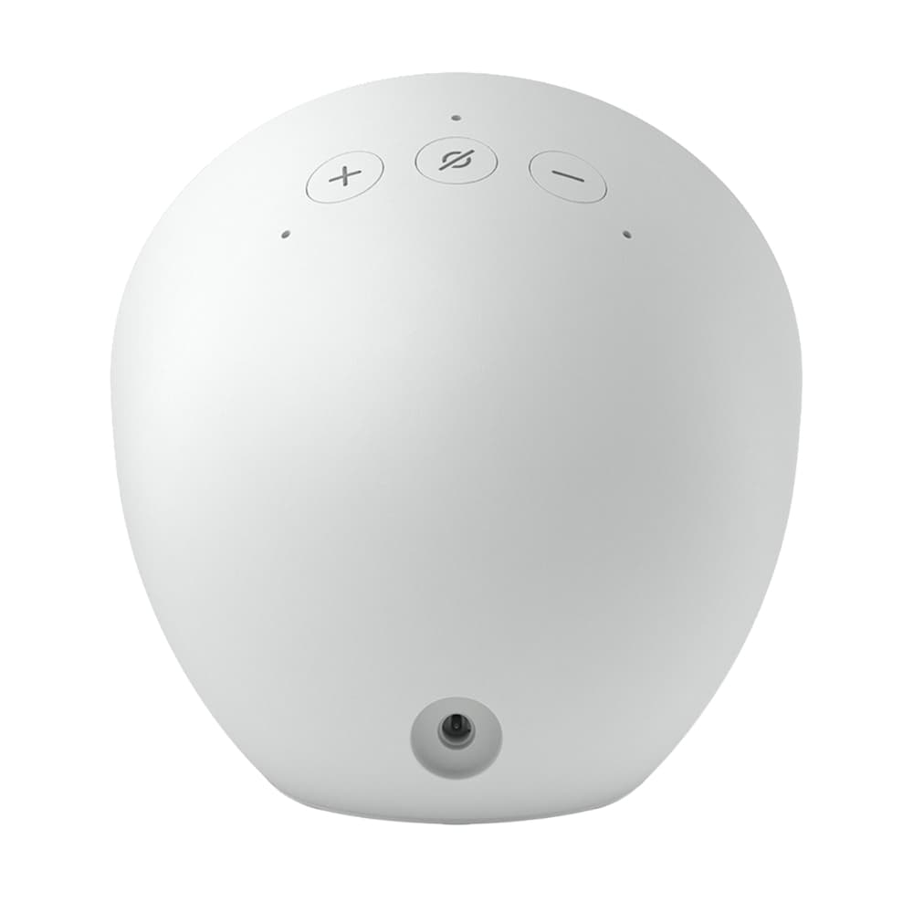 Speaker Smart Amazon Echo Spot Clock with Alexa - White 4