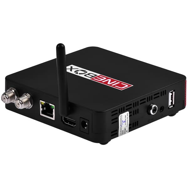 Receptor FTA Cinebox Fantasia S IPTV/Wi-Fi/HDMI/USB Bivolt - Preto/Vermelho 2