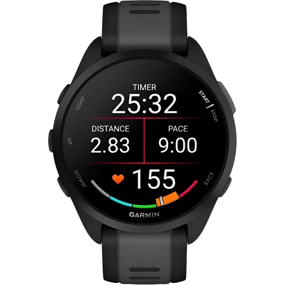 Relógio GPS Garmin Forerunner 165 010-02863-20 - Black/Slate Gray 2