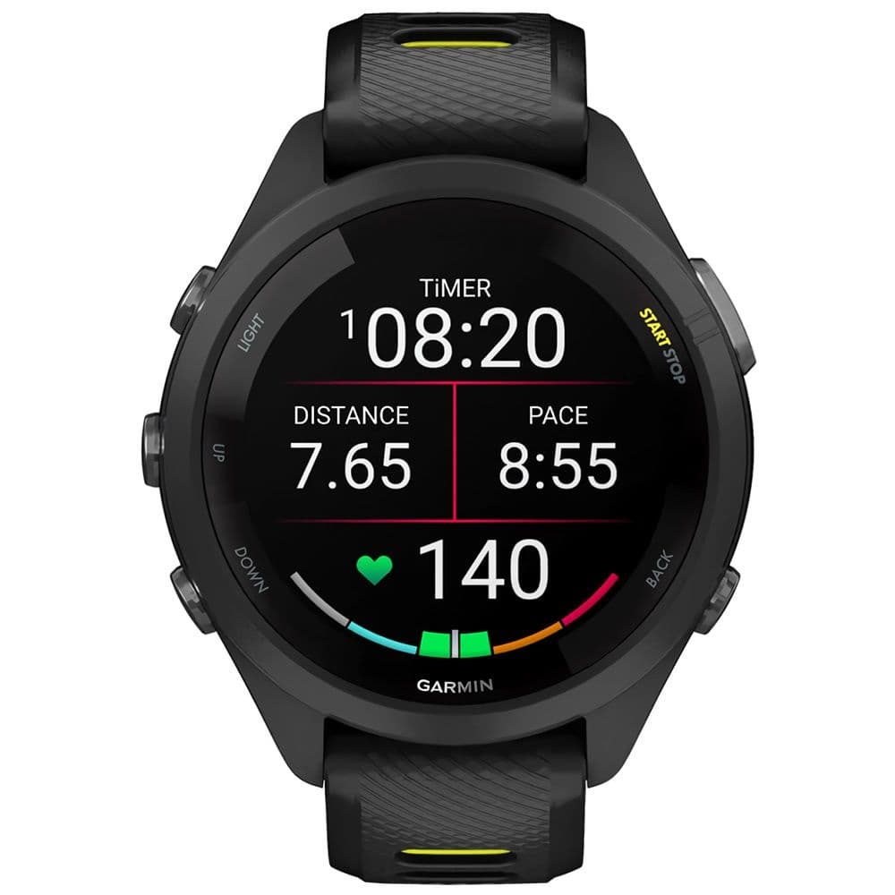 Relógio GPS Garmin Forerunner 265S 010-02810-03 - Black/Yellow 2