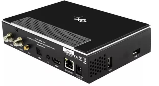 Receptor FTA Duosat FX Lite Ultra HD 1/16GB Wi-Fi/IKS/SKS Bivolt Preto 2