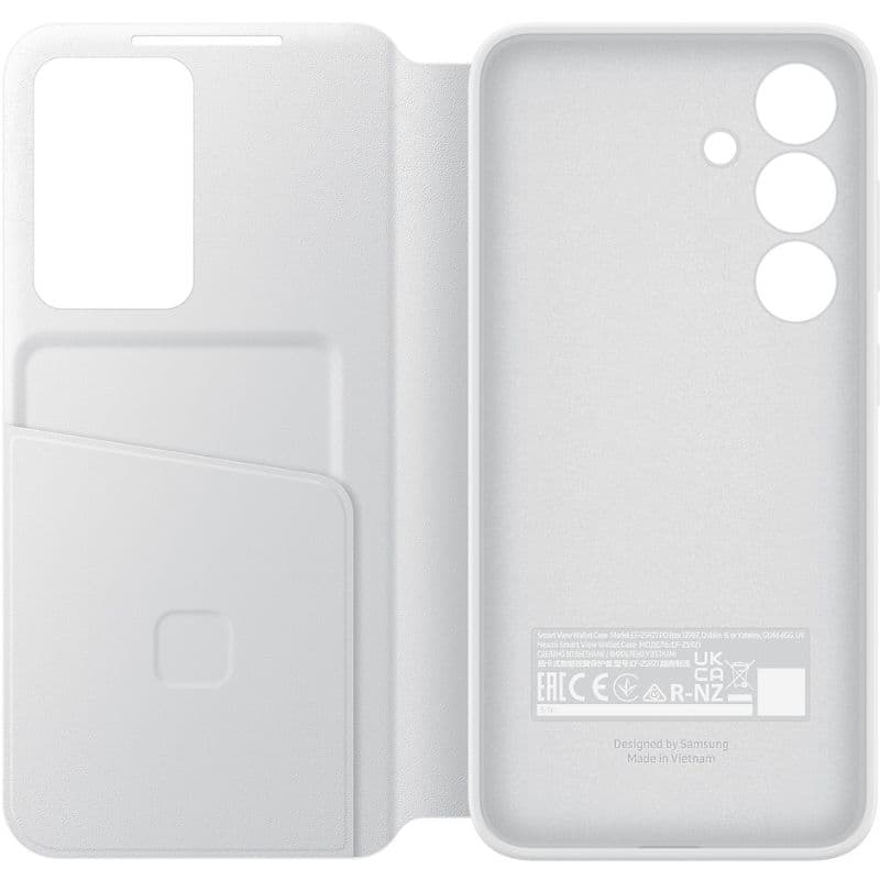 Capa Samsung Galaxy S24 EF-ZS921CWEGWW Smart View Wallet - White 3