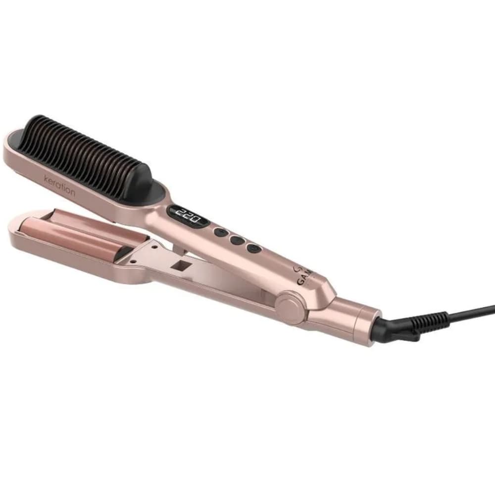 Chapinha/Ondulador Gama Waver & Brush Keration 16mm 220°C 2V - Rose Gold 2