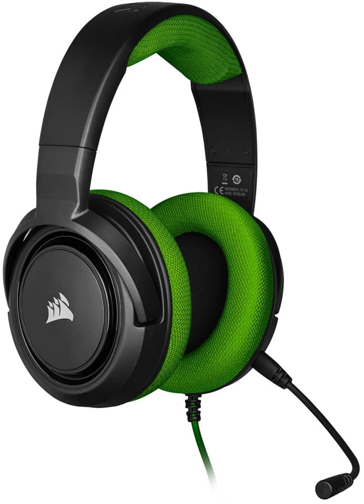 Fone de ouvido Gaming Corsair HS35 CA-9011197-NA - Preto/Verde 2