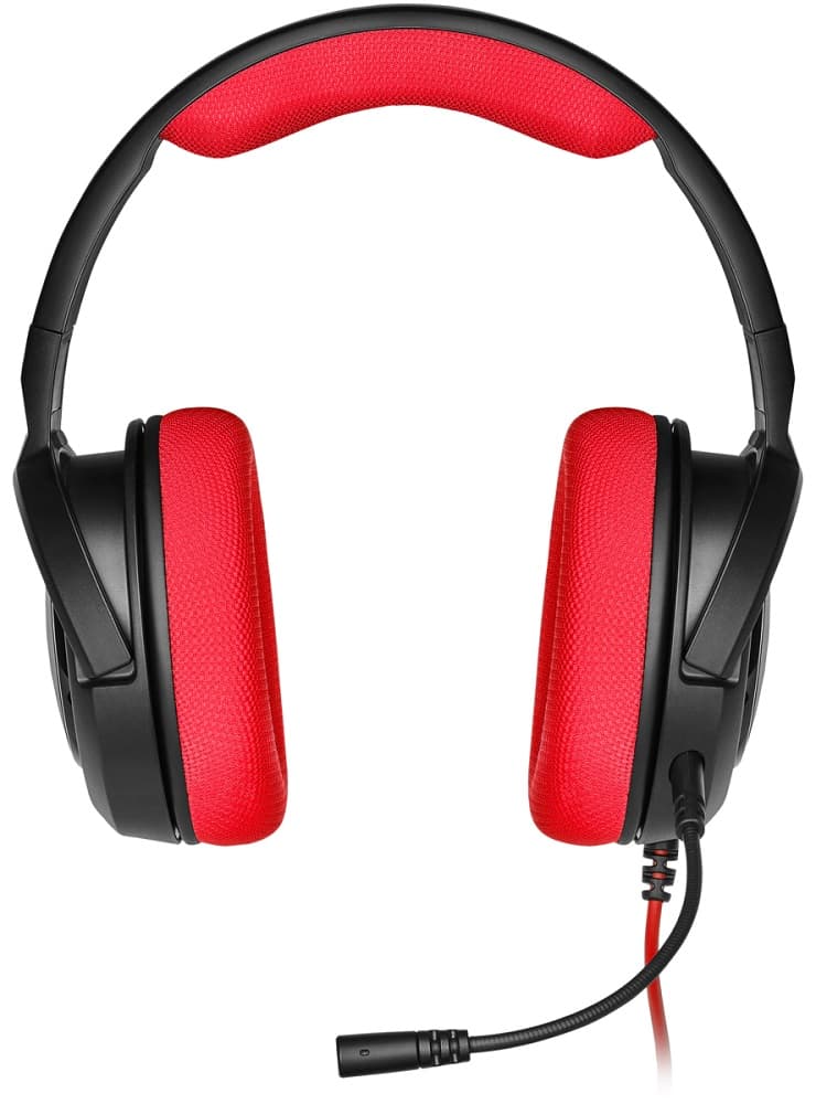 Fone De Ouvido Gaming Corsair HS35 CA-9011198-NA - Vermelho/Preto 3