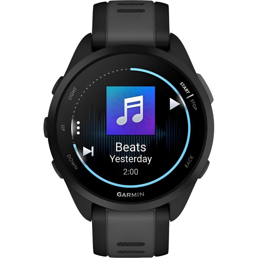Relógio GPS Garmin Forerunner 165 Music 010-02863-30 - Black/Slate Gray 2