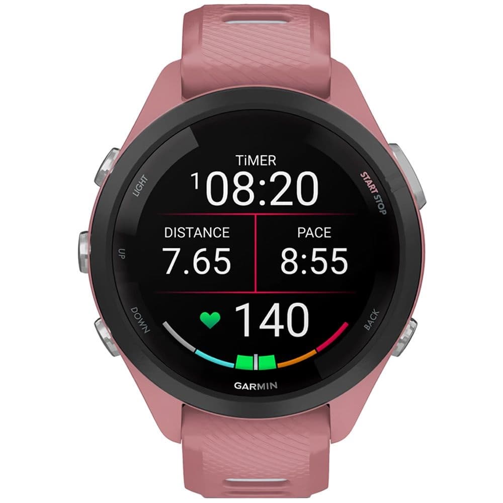 Relógio GPS Garmin Forerunner 265S 010-02810-05 - Pink/Whitestone 2